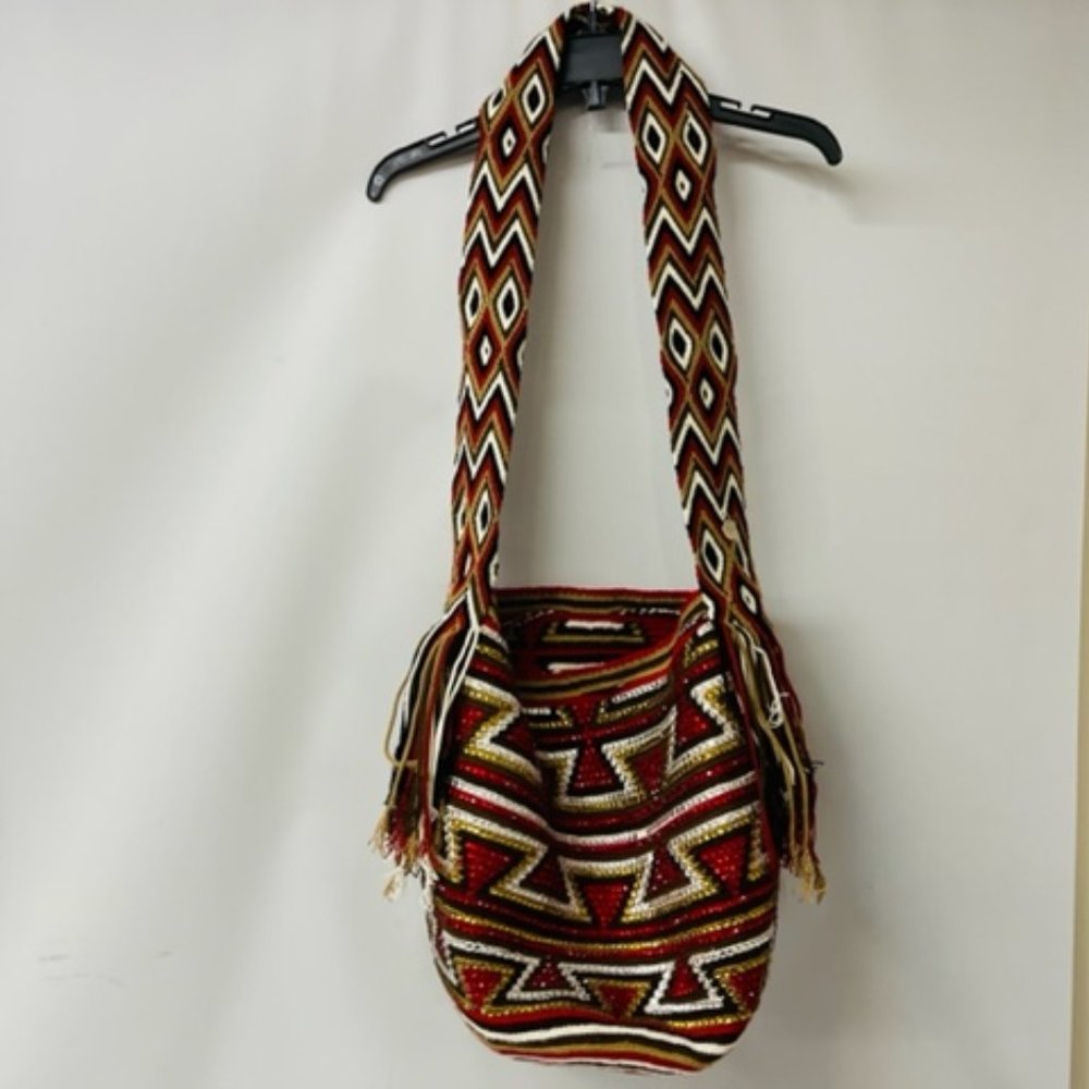 Luxchilas Luxury Crystal Wayuu Mochila Bag- NEW WITH TAG